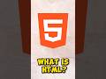 What is Html | #shorts #viral #youtubeshorts