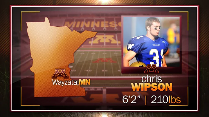 Chris Wipson Highlights: 2013 Gopher Football Sign...
