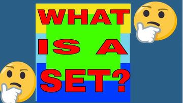 WHAT IS A SET? || CLASSIFYING INTO SETS || Original song about sets