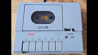 Atari XC12 - wymiana paska w magnetofonie, czyszczenie rolki i głowicy