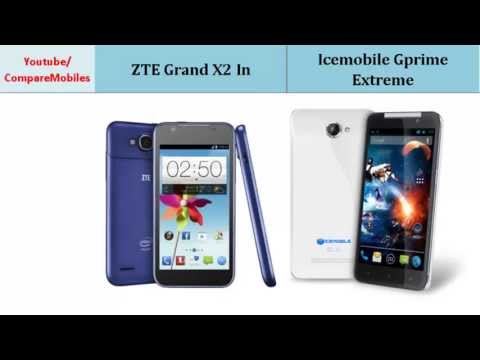 ZTE Grand X2 In OR Icemobile Gprime Extreme, comparison