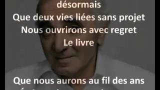 Paroles À Ma Femme By Charles Aznavour chords