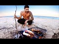 CAMPING WITH MY FAMILY On A Remote Beach Living From The Ocean (Crayfish Catch & Cook) - Ep 212