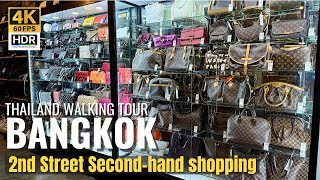 [BANGKOK] Shopping Second Hand Brand Name \& Clothing At 2nd Street | Thailand [4K HDR]
