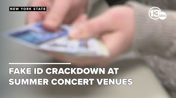 New York State looking to crack down on illegal fake IDs at concert venues this summer