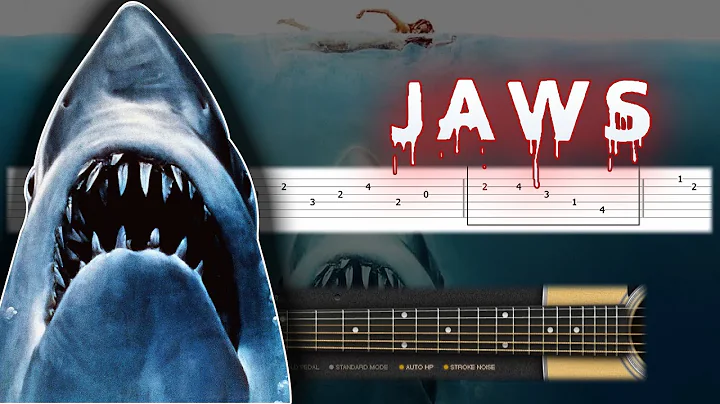 Jaws Theme - Guitar tutorial (TAB)