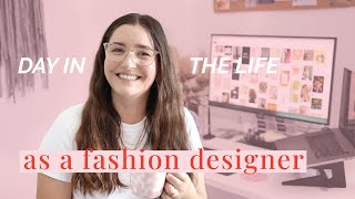 What does a fashion designer do at work? Day in the life vlog 💻✨