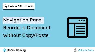 Using the Navigation Pane in Word | Everyday Office