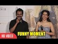 Nawazuddin Siddiqui And Sanya Malhotra Funny Moment At Photograph Movie Song Launch