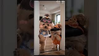 Cute Pet's Douyin Debut: Joyful AI Creation Challenges! | PetChallenge, AIVideo, CutePet,