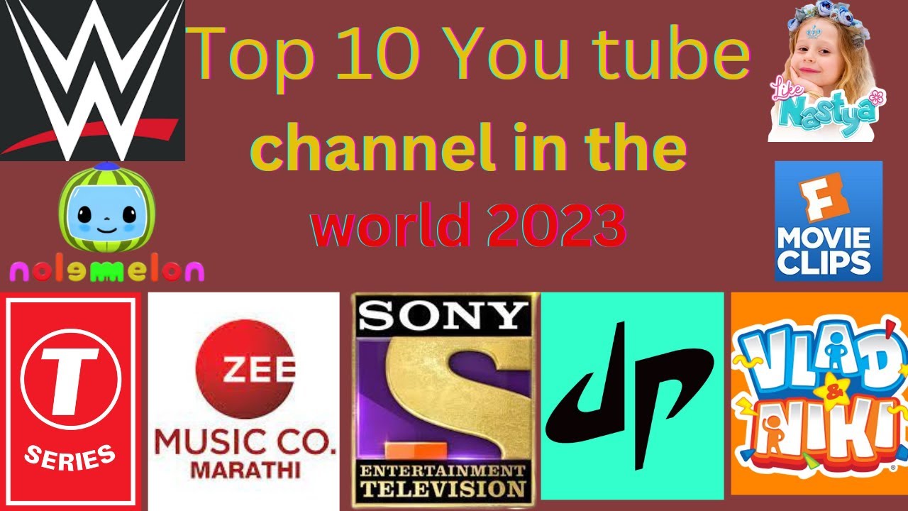 Top 10 YouTube channel in the worlds Top You tube channel. YouTube