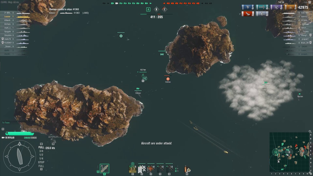 Последний бой на Ryujo