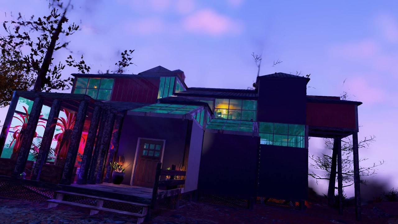 Fallout 76 Camp Build - Modern House (Country Club)