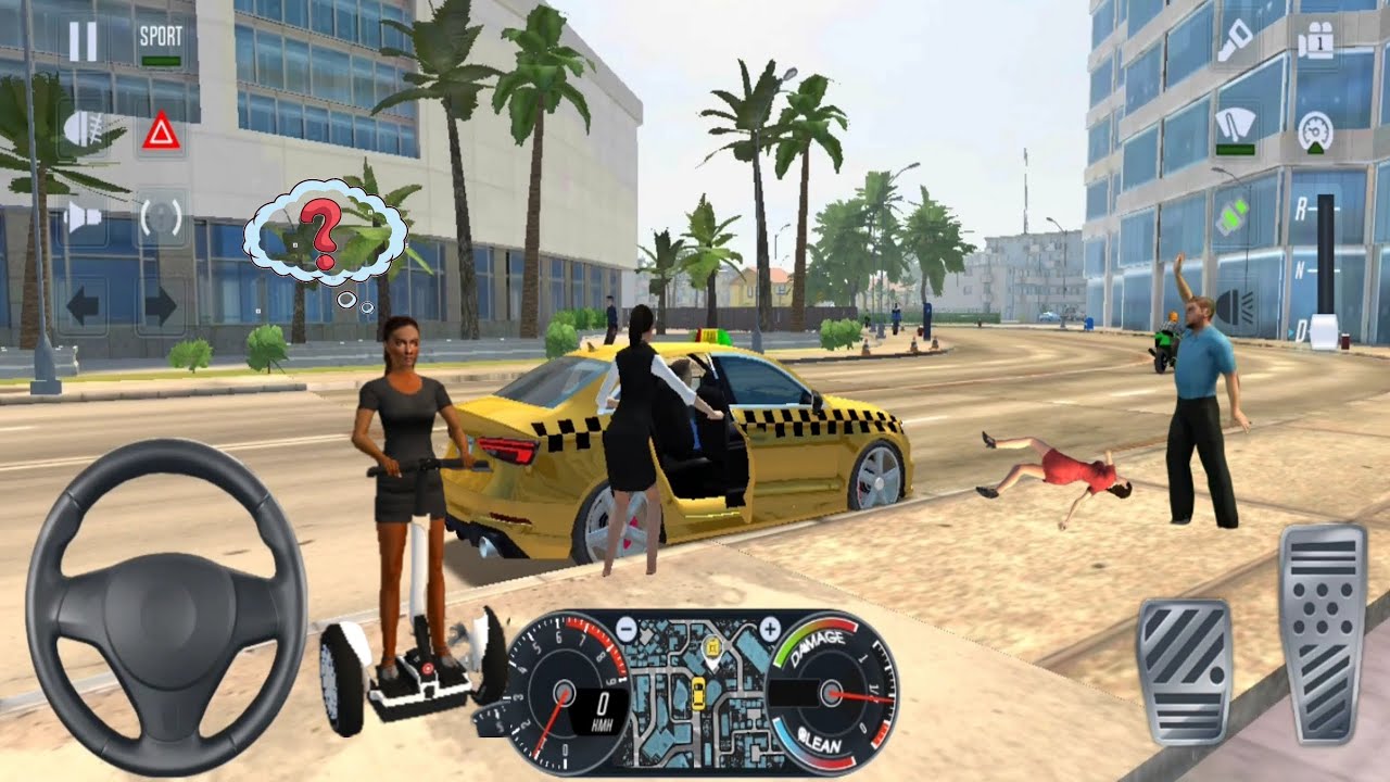 Car Game:- Taxi Sim 2020 by ovilex. BMW and Volvo Driving #23 Taxi Simulator Driving In New York.