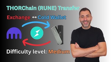 How to transfer THORChain (RUNE) from Kraken to Ledger Nano S Plus and back to the exchange