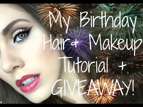 My Birthday Makeup & Hair Tutorial + GIVEAWAY! | Cassandra Bankson