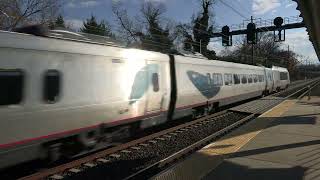 11/26 Amtrak Acela 2155 southbound at Halethorpe Station #shorts #short #viral #video #shortvideo