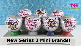 5 Surprise Zuru Mini Brands Series 3 Miniature Items To Unbox Review | PSToyReviews