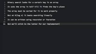binarySearchSong