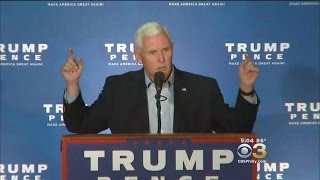 Trump's Running Mate Speaks At Local Campaign Event