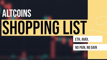LIVE: Altcoin Shopping List! ETH, AVAX. No Pain, No Gain | Token Metrics Live
