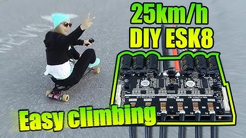 DIY Electric Skateboard with Dual Fsesc6.6 and Motors 6355 | Flipsky
