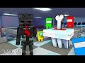 Monster School : AMONG US BUT IMPOSTOR WITH 800 IQ - Minecraft Animation