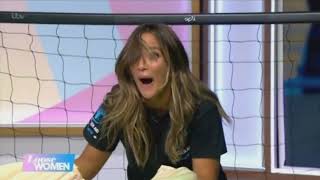 Ruth kicks ball at Frankie&#39;s head - Loose Women - 9th June 2022