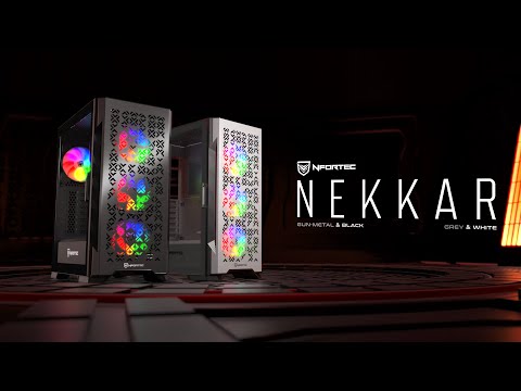 Nfortec Nekkar - Torre Gaming ATX A-RGB con Frontal Mallado