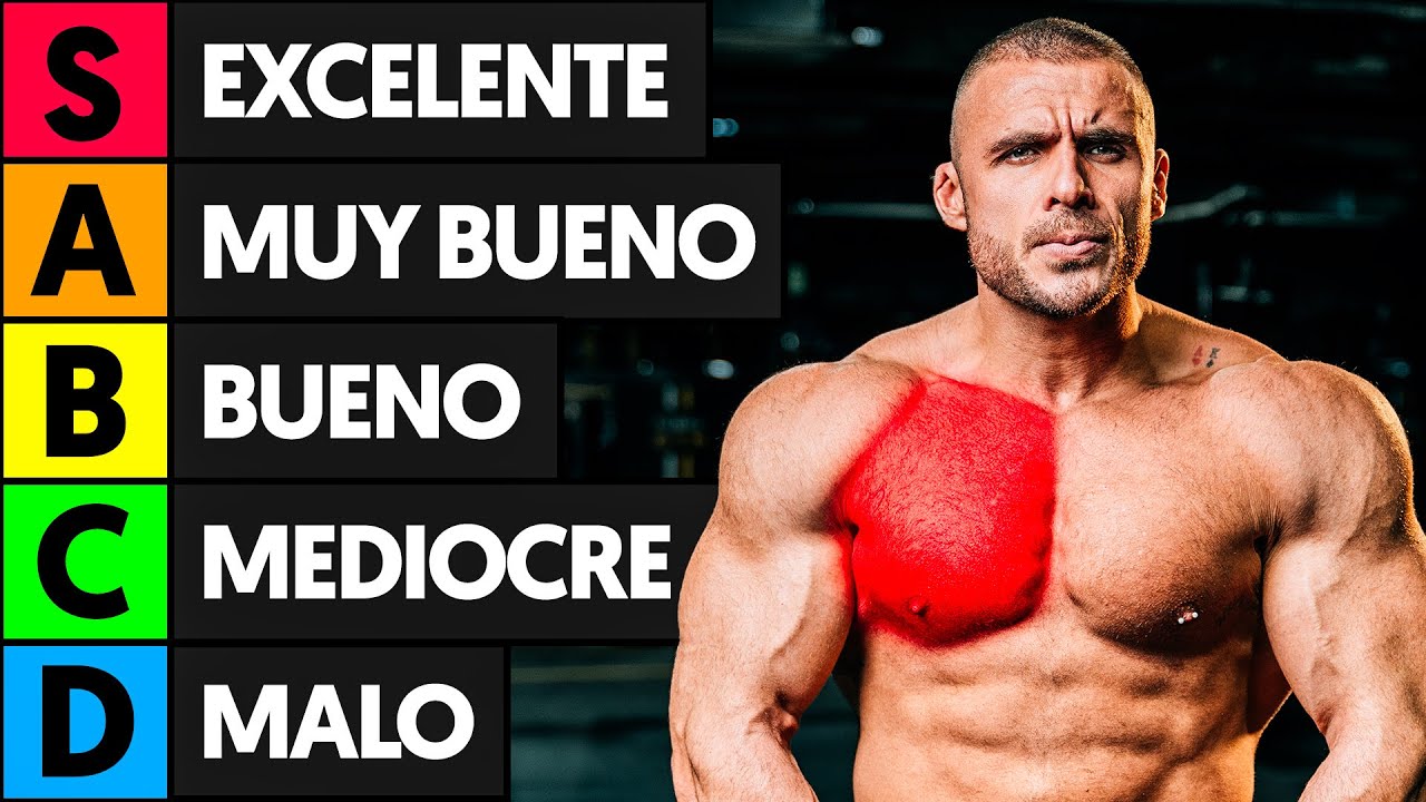 Ranking EJERCICIOS de PECHO ¡De Peor a Mejor!