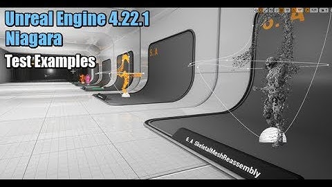 Unreal Engine 4 Niagara TestExamples#1