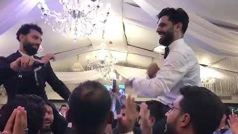 رقص محمد صلاح من فرح اخوه