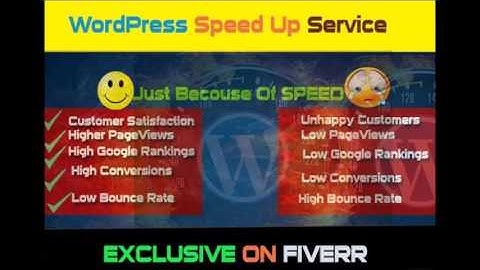 Increase WordPress website speed within 24 hours