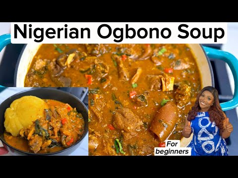 How to cook Nigerian Ogbono Soup for beginners! Step by step