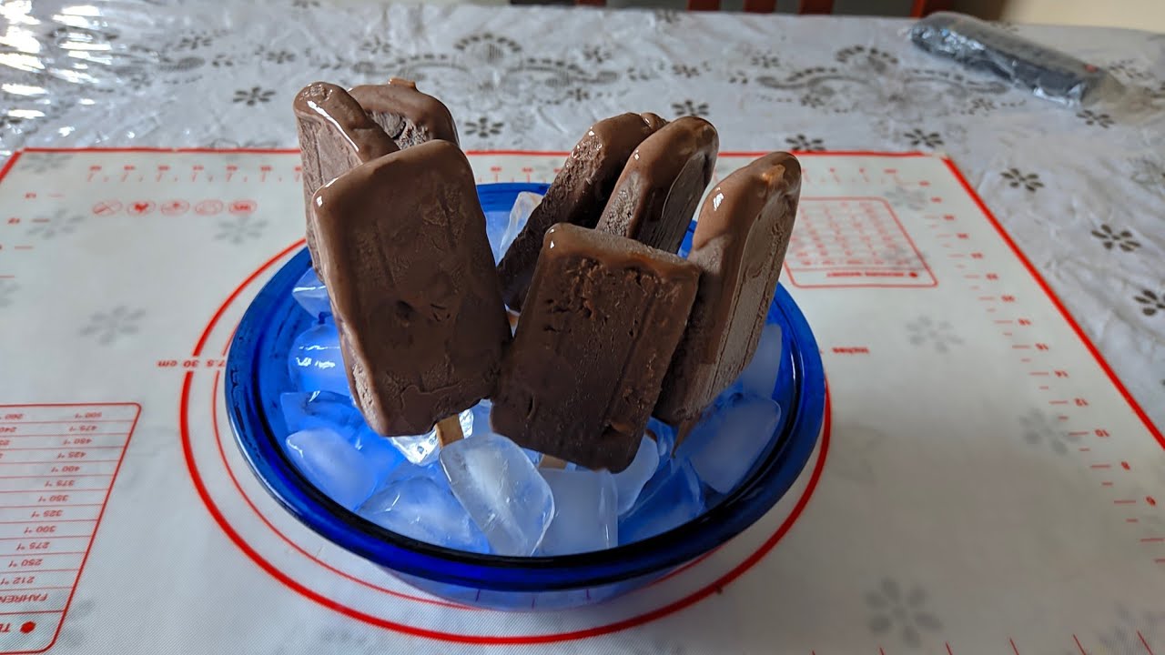 COMO FAZER PICOLÉ DE CHOCOLATE  ( delícioso e cremoso )