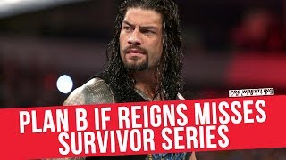 Plan B For Team RAW If Roman Reigns Misses Survivor Series