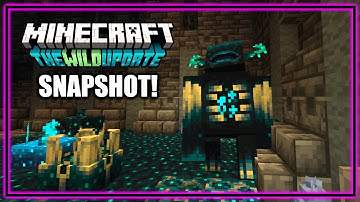 First Look! Deep Dark, Ancient City, Warden, & Sculk! | Minecraft 1.19 Experimental Snapshot 1