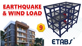 (R-09).  Earthquake and wind loads ( Lateral Loads) - Residential Building Design - ETABS