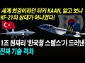 세계 최강이라던 터키 KAAN, KF-21 앞에 무릎 꿇다?!