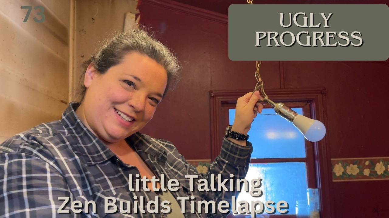 73 PEX struggles and a hard winter week – Bathroom– One Woman DIY Renovation   Zen Build