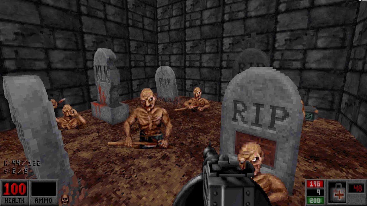 Blood (BloodGDX) - E1M8 House of Horrors - All Secrets - Well Done - 2160p 4k games people play