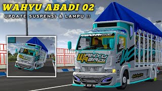 RILIS MOD BUSSID TRUCK CANTER WAHYU ABADI 02 UPDATE SUSPENSI \u0026 LAMPU || MOD BUSSID TERBARU V3.6.1