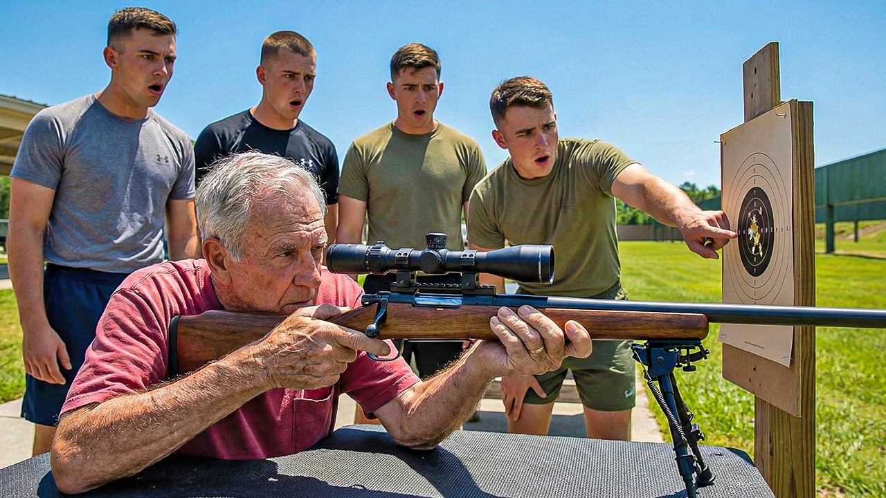 Marines Mock Old Veteran's Shaky Hands - Then Meet Him at the Range