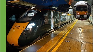 GWR Class 800 departs Reading