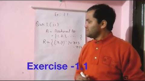 RELATION -Class XII(Eighth video):Vimal Pandey