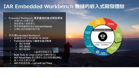 IAR Systems 提供嵌入式開發解決方案(IAR Embedded Workbench)