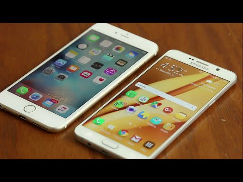 NEW iPhone 6S Plus vs Samsung Galaxy Note 5, Galaxy S6 Edge Plus vs HTC One M9 Comparison [720 HD]