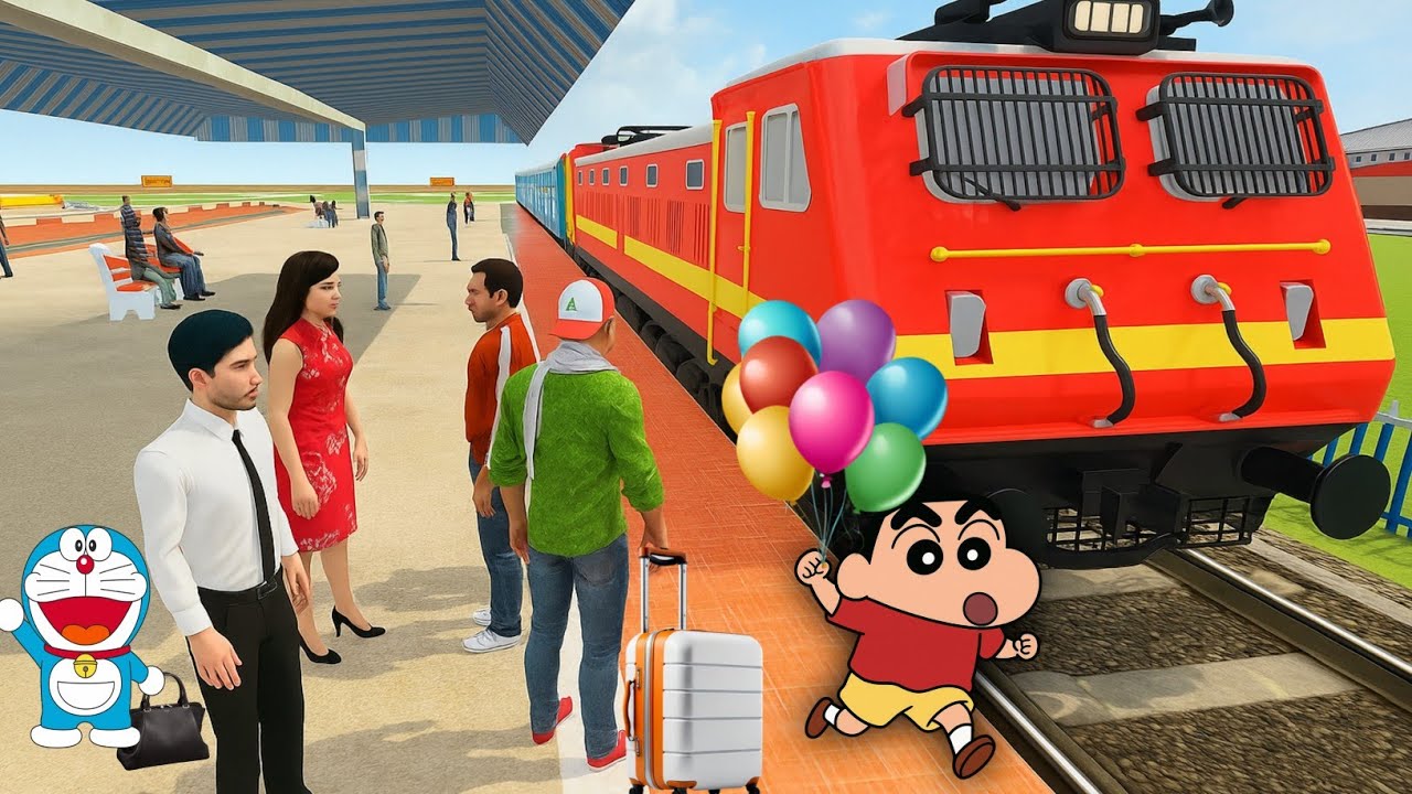 Visit Chacha Village By Train with family's 🚂 Indian Theft Auto 😱 💥 ...