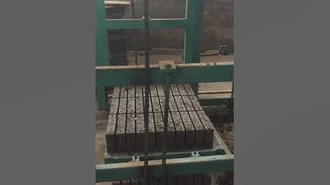 GMT brick/bolck pallet working in machine