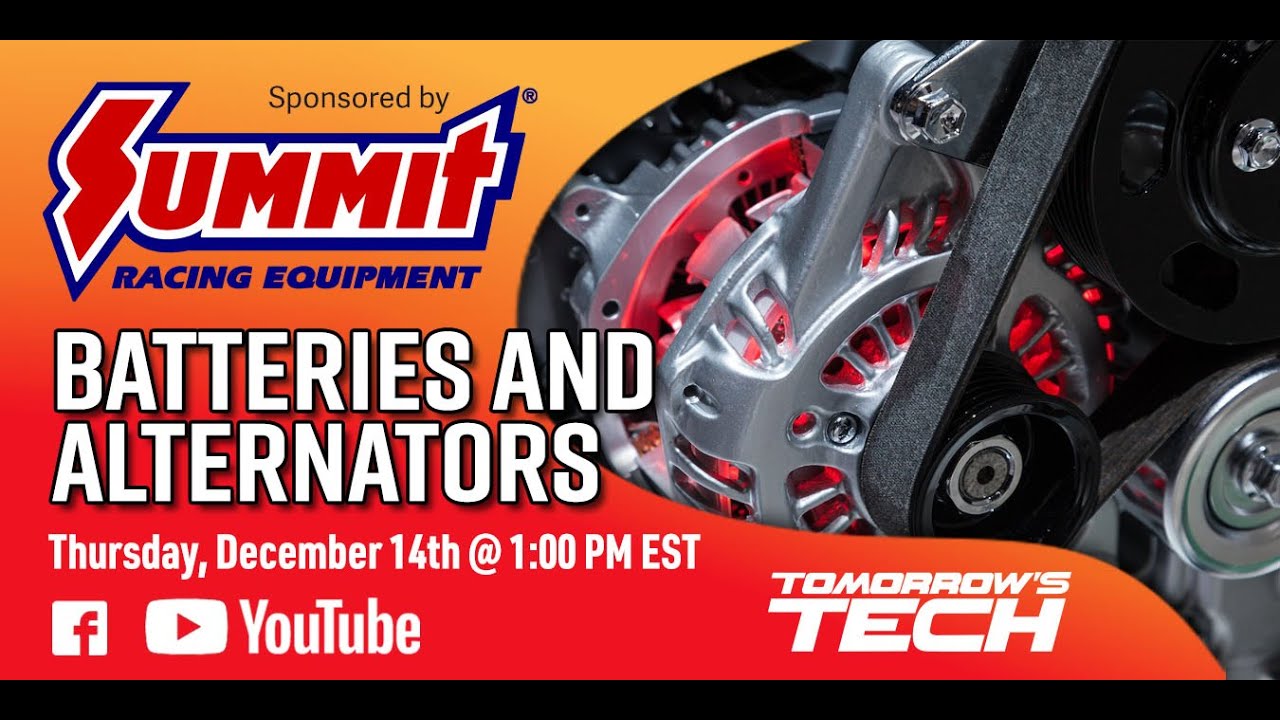 Summit Racing Livestream: Batteries and Alternators